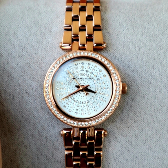 MK Women's Darci Three-Hand Rose Gold Watch - Picture 2 of 8
